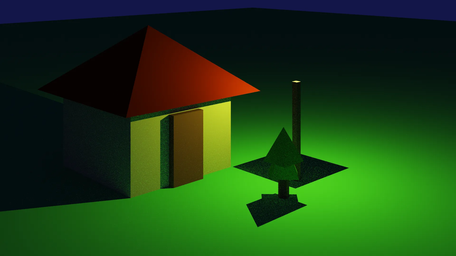 Simple night scene